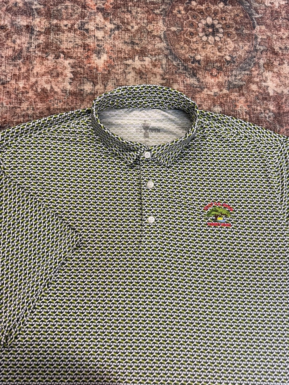 US Open Torrey Pines green polo shirt XXL